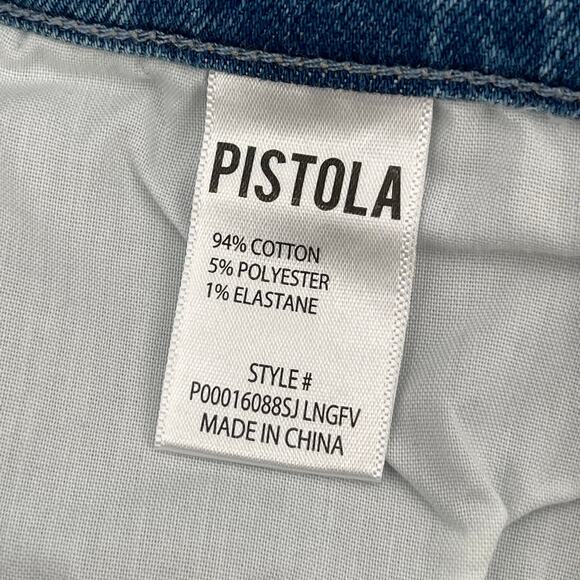 Pistola Blue Ankle & Cropped Jeans 32 Lennon High Rise - Picture 8 of 16